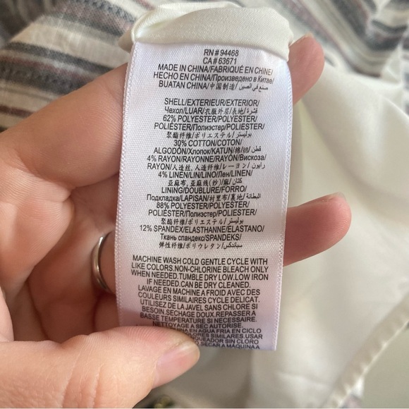 BCBGeneration Striped Mini‎ Dress - open back - Picture 8 of 8